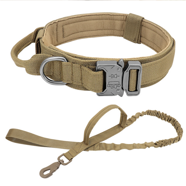 Hundehalsband Set Pet Collars & Harnesses PfotenLAND Braun M 