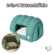 2-in-1 Katzenhöhle Katzenbetten PfotenLAND   