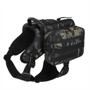 Hundesattel Rucksack Pet Collars & Harnesses PfotenLand Camouflage  