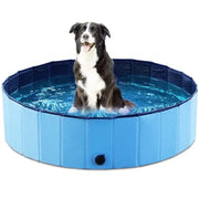 -20% Hundepool - Hundeplanschbecken Haustierbadewanne PfotenLAND Blau 80 x 20 cm Einzel