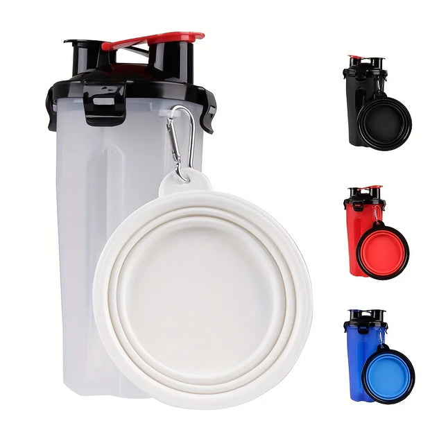 -30% 2-in-1 Futter-Wasserflasche 2-in-1 Futter-Wasserflasche PfotenLAND   